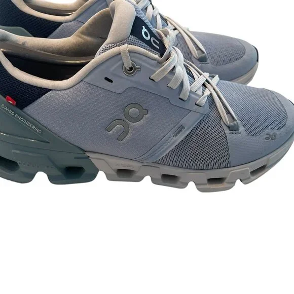 On Running Blue and Gray Athletic Shoes with CloudTec Cushioning - Picture 9 of 16